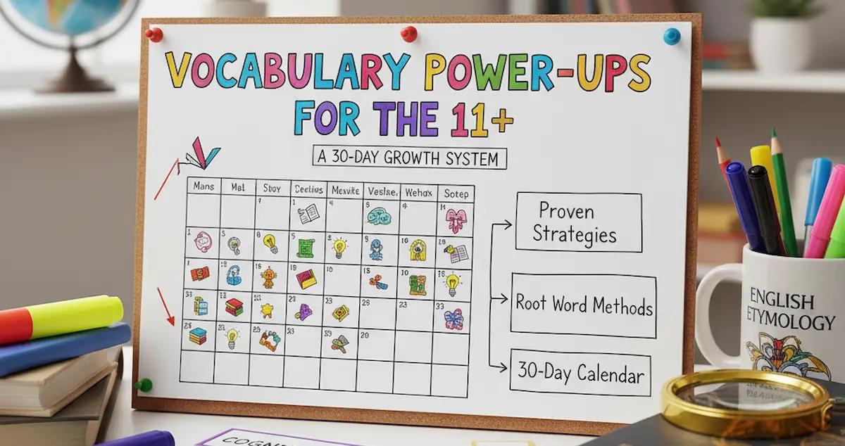 Word webs and vocabulary building materials